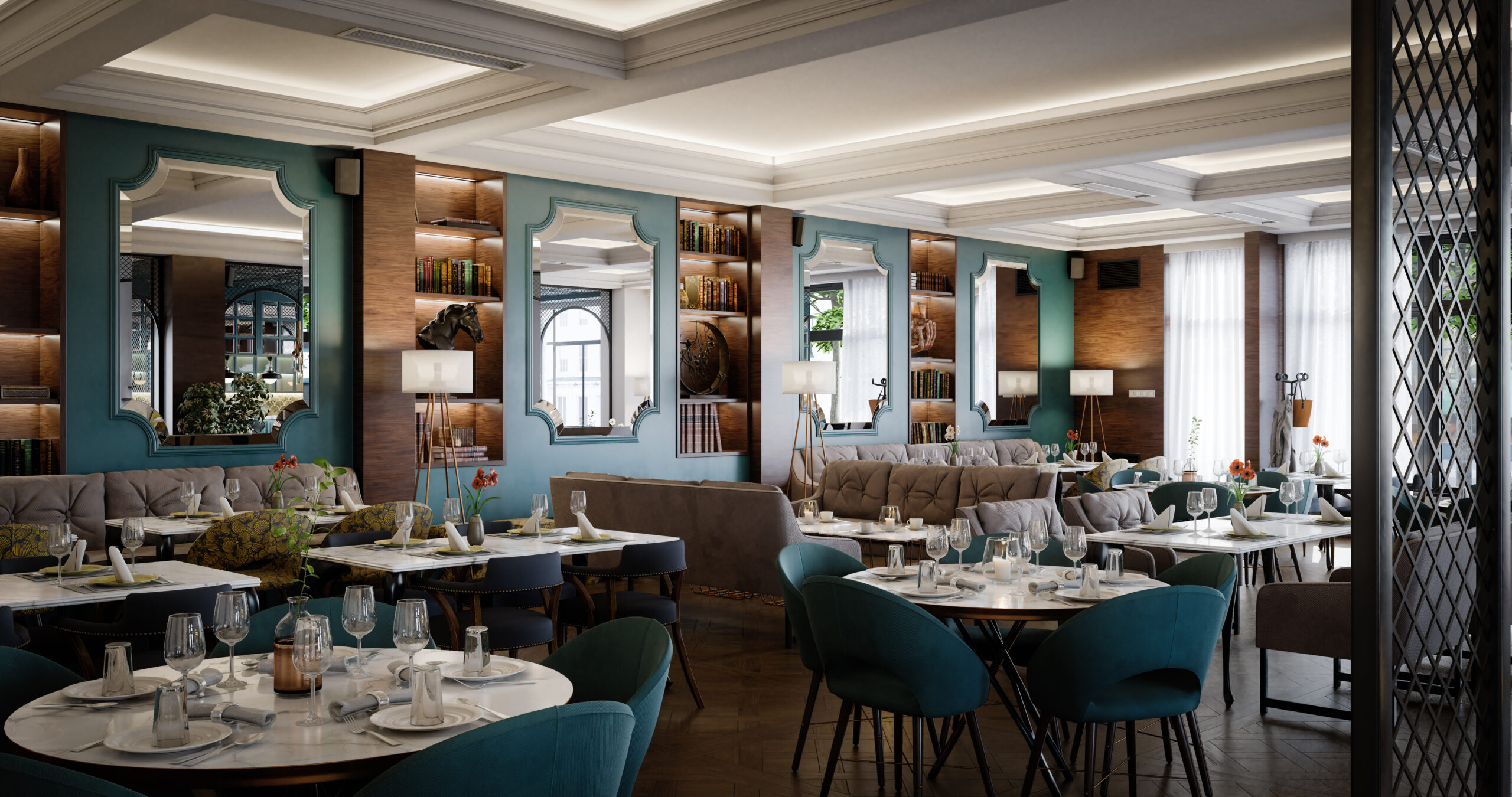 LeDamas Café Interior